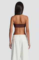 Simi Top - Plum Brown Tops Babyboo Fashion Premium Exclusive Design