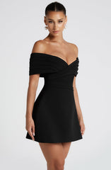 Solana Mini Dress - Black Dress Babyboo Fashion Premium Exclusive Design