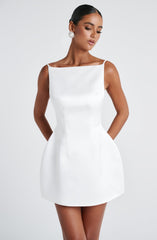 Tate Mini Dress - Ivory Dress Babyboo Fashion Premium Exclusive Design