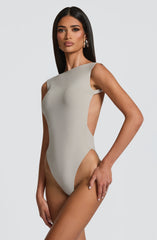 Tori Bodysuit - Light Grey Bodysuits Babyboo Fashion Premium Exclusive Design