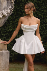Trinity Mini Dress - Ivory Dress Babyboo Fashion Premium Exclusive Design