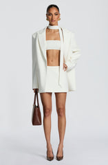 Vinnie Scarf - Ivory Accessories ONE SIZE Babyboo Fashion Premium Exclusive Design