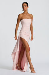 Zafira Maxi Dress - Blush Dress Babyboo Fashion Premium Exclusive Design