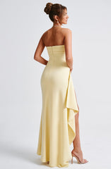 Zafira Maxi Dress - Lemon Dress Babyboo Fashion Premium Exclusive Design