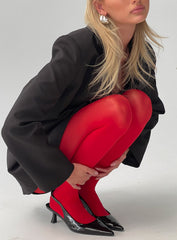 Harpur Tights Red