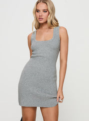 Macaroni Mini Dress Grey