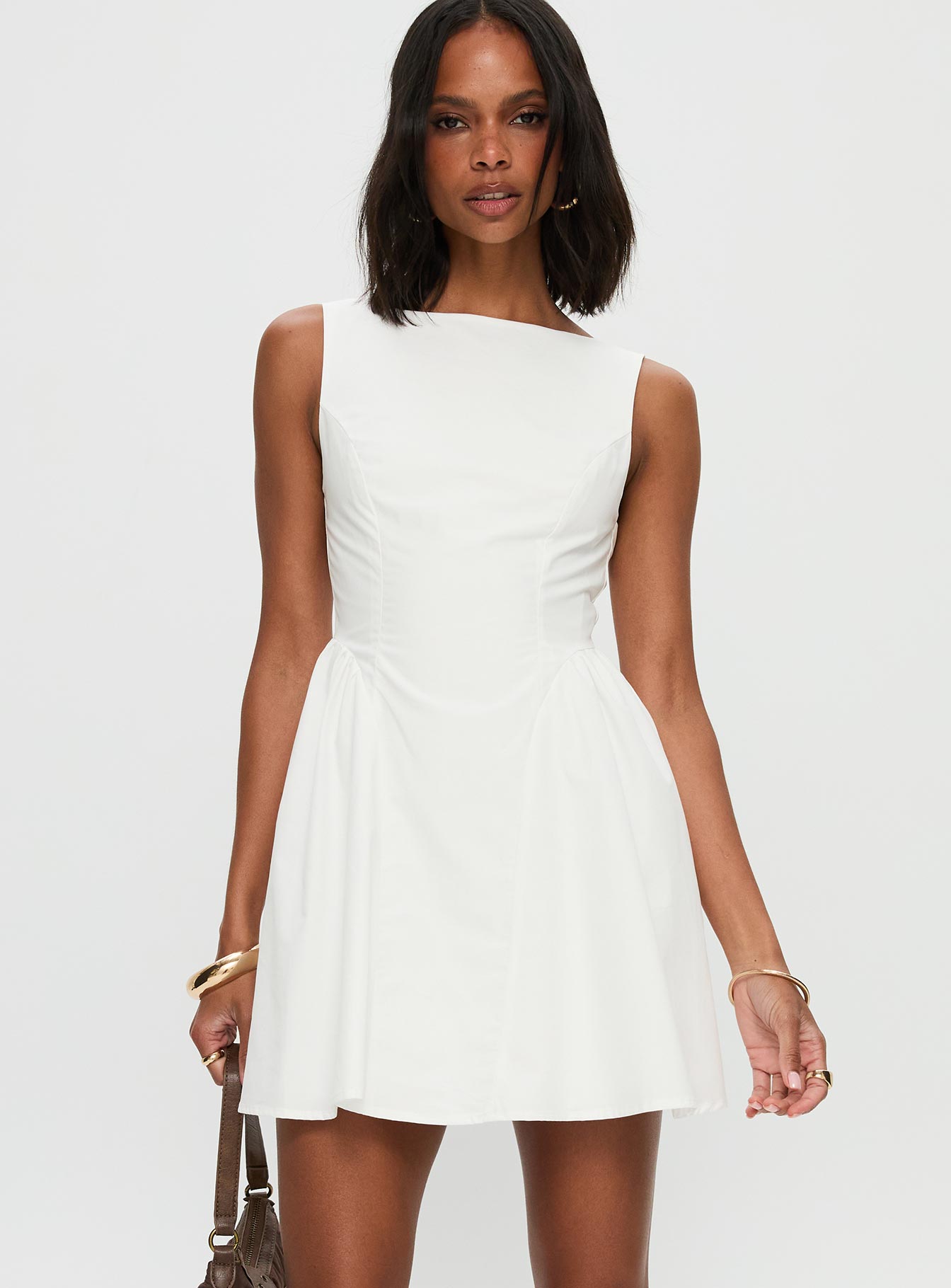 Maryvonne Mini Dress White