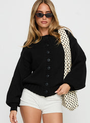 Edern Cardigan Black