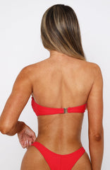 Ocean Baby Bikini Top Red