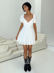 Krysten Mini Dress White