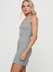 Macaroni Mini Dress Grey