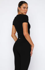 Vortex Rib Tee Black