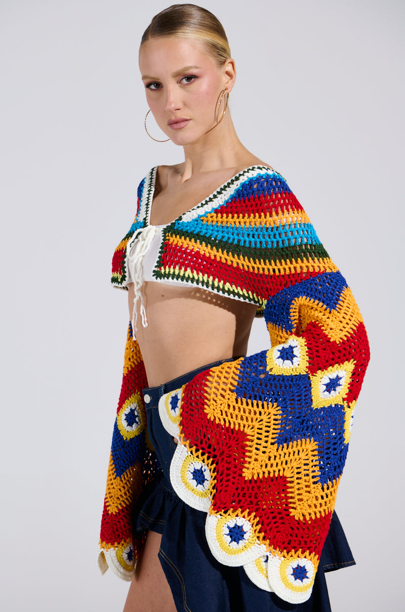 WARM DAYS CROCHET TOP