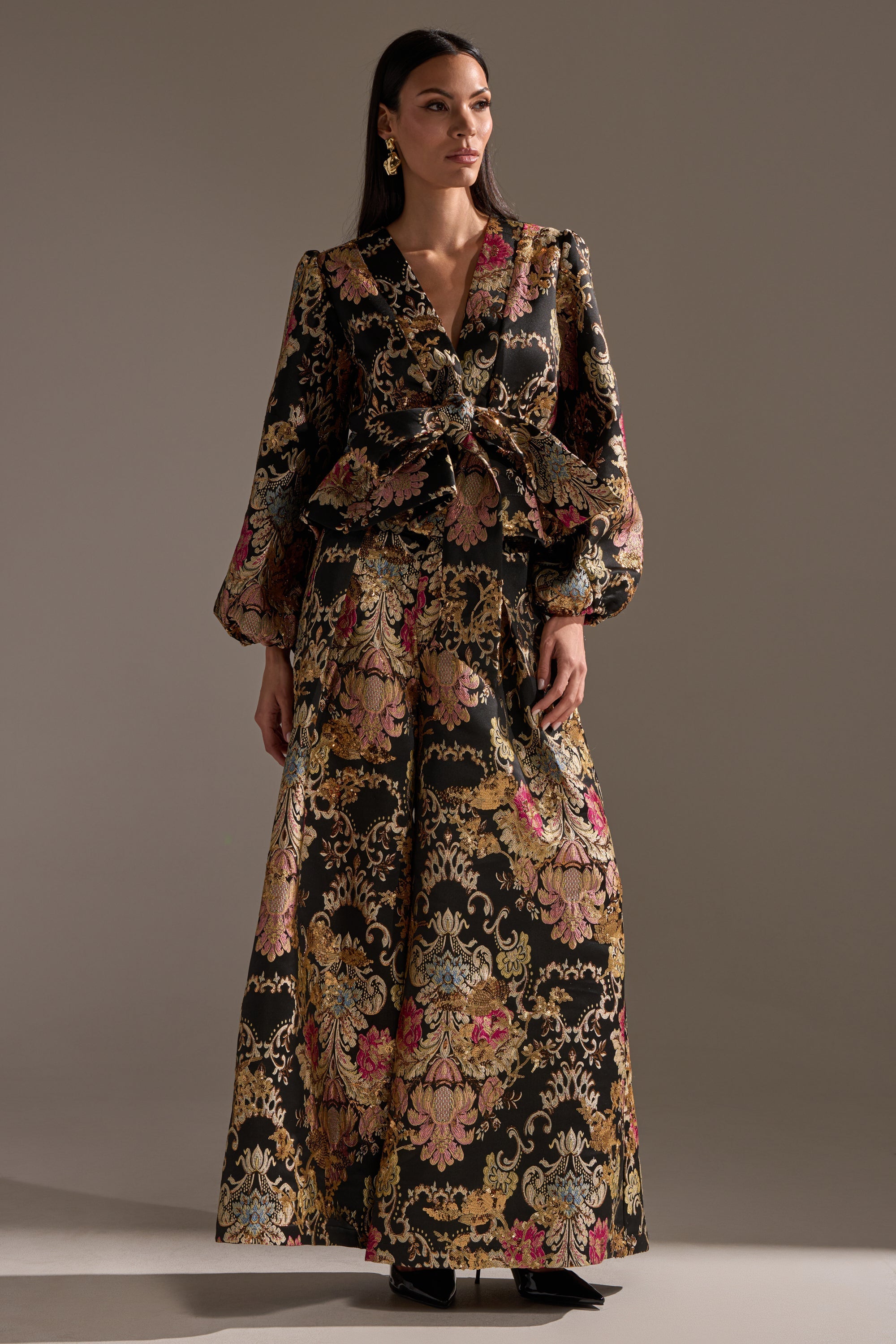 LUXE ENERGY BROCADE BLOUSE