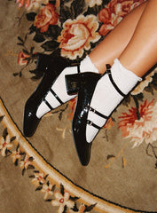 Berta Heels Black Patent