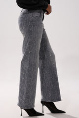 PERFECT LIKE ME EMBELLISHED DENIM