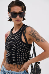 JANE GROMMET TANK TOP