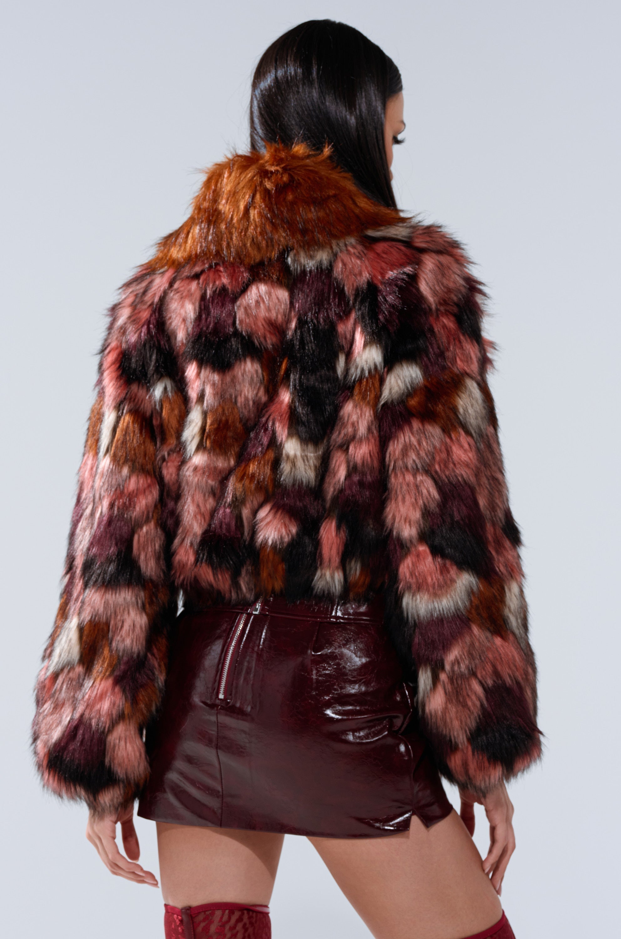 DELTA FAUX FUR COAT