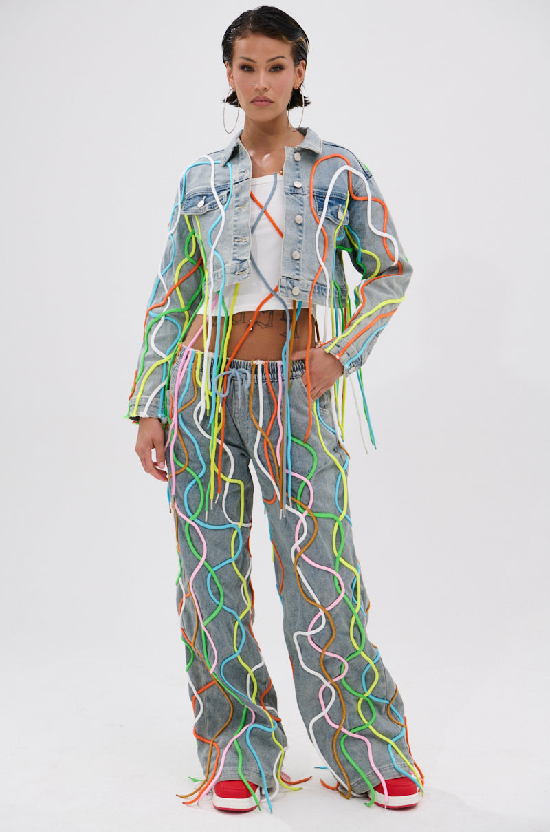 WALK IT TALK IT DENIM JACKET