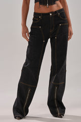 HARDEST TO LOVE WIDE LEG DENIM