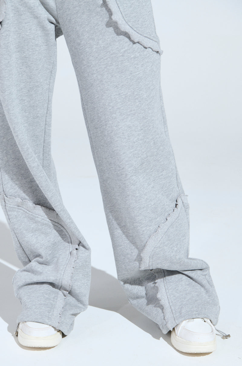 COME CHILL WITH ME WIDE LEG JOGGER