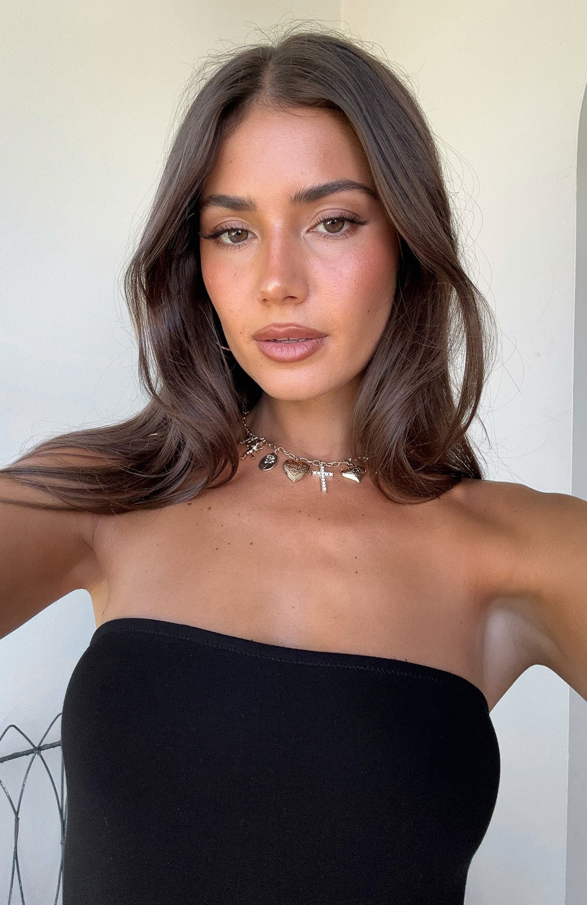 Nixie Necklace Gold