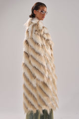 HARLOW PATCHWORK FAUX FUR