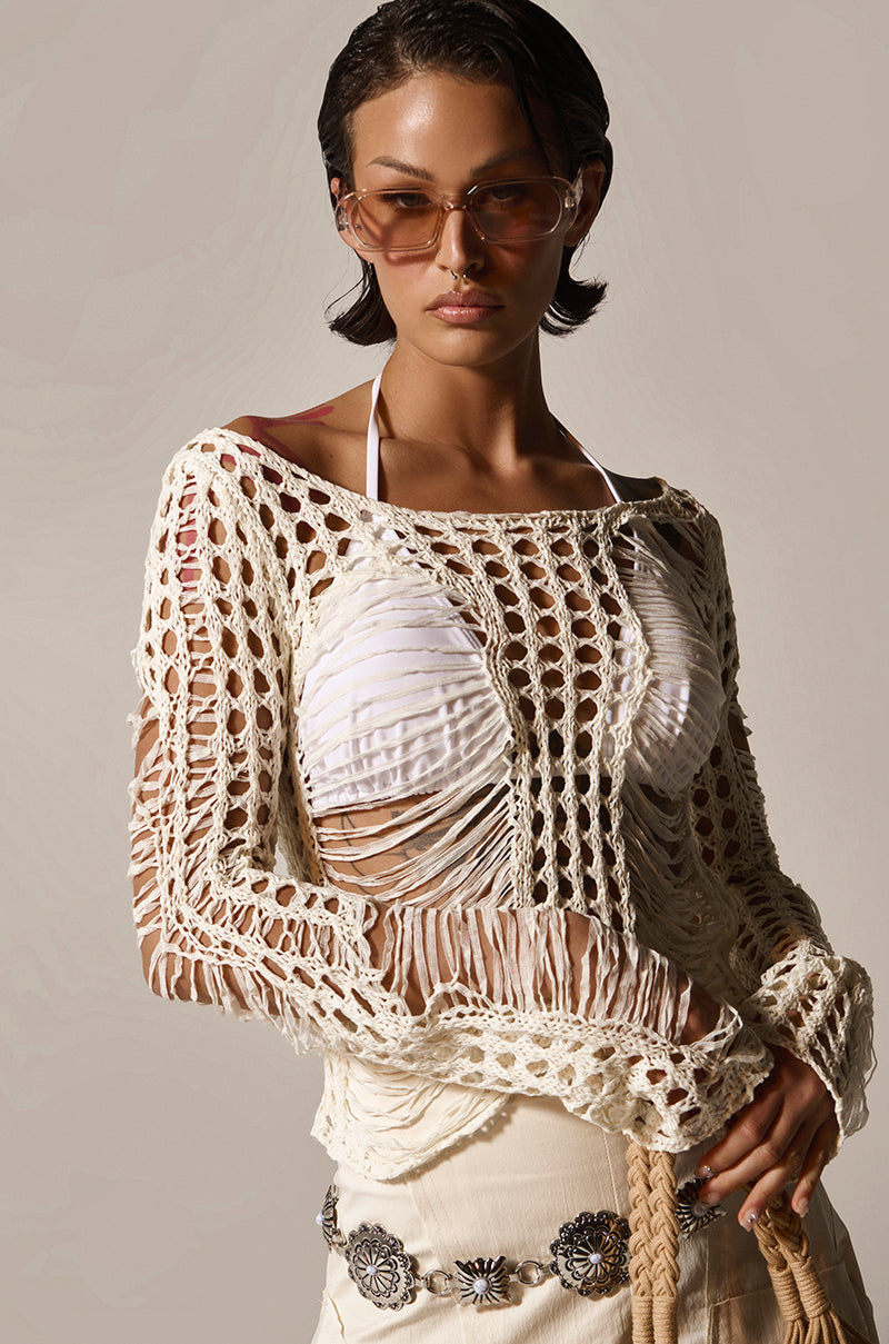 GINA LONG KNIT TOP