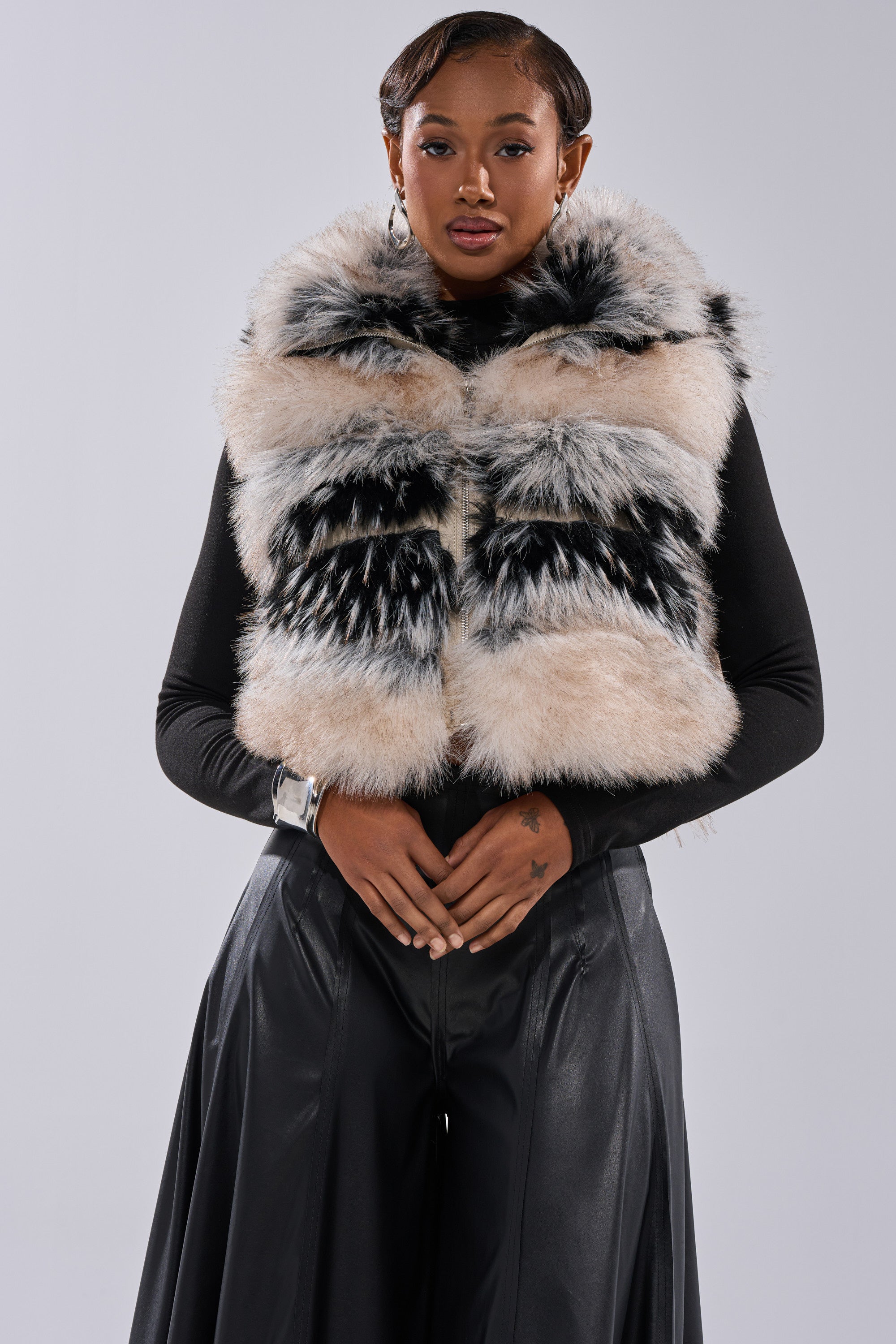 KIKI FAUX FUR VEST