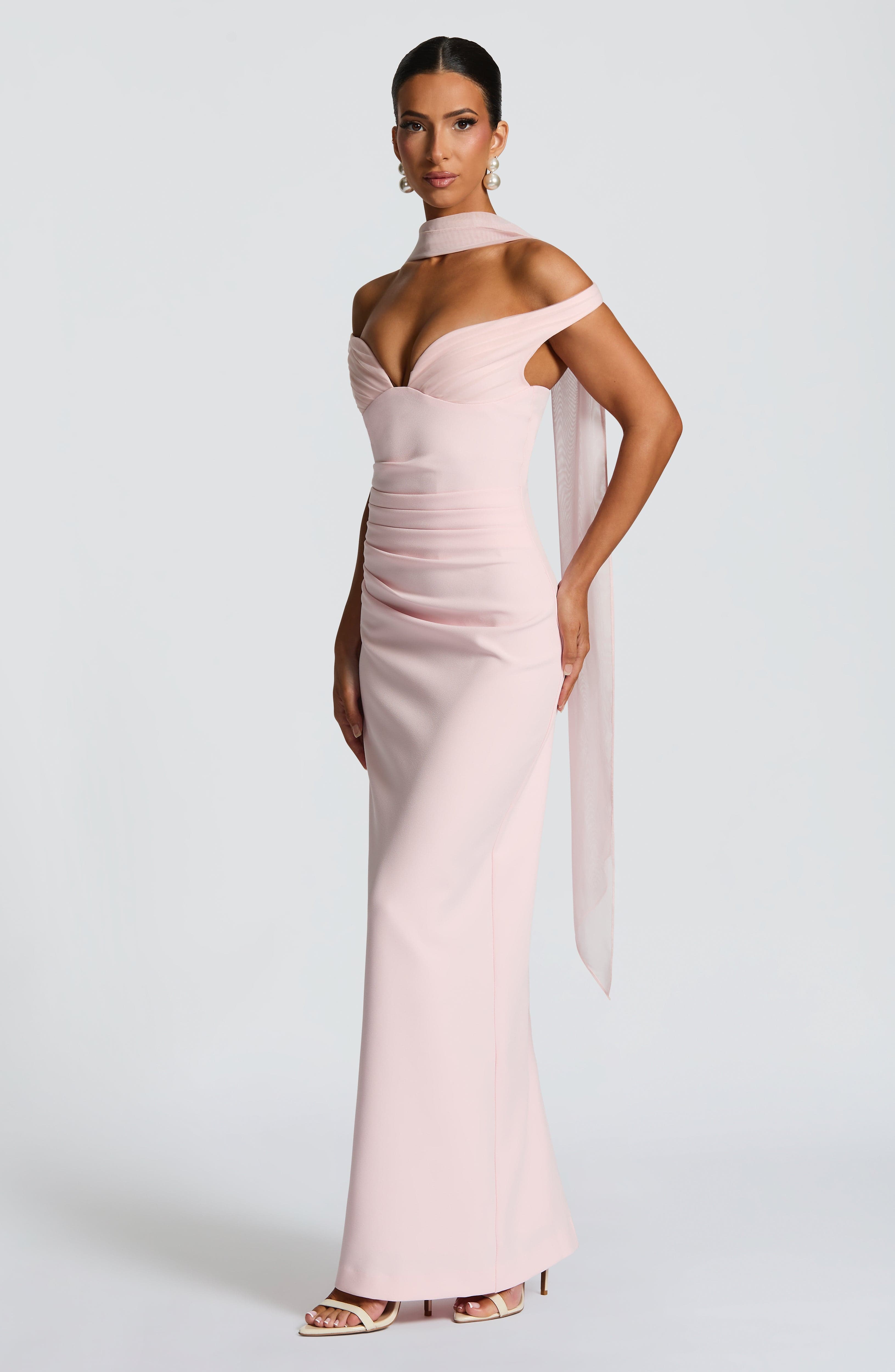 Abigail Maxi Dress - Blush Dress Babyboo Fashion Premium Exclusive Design
