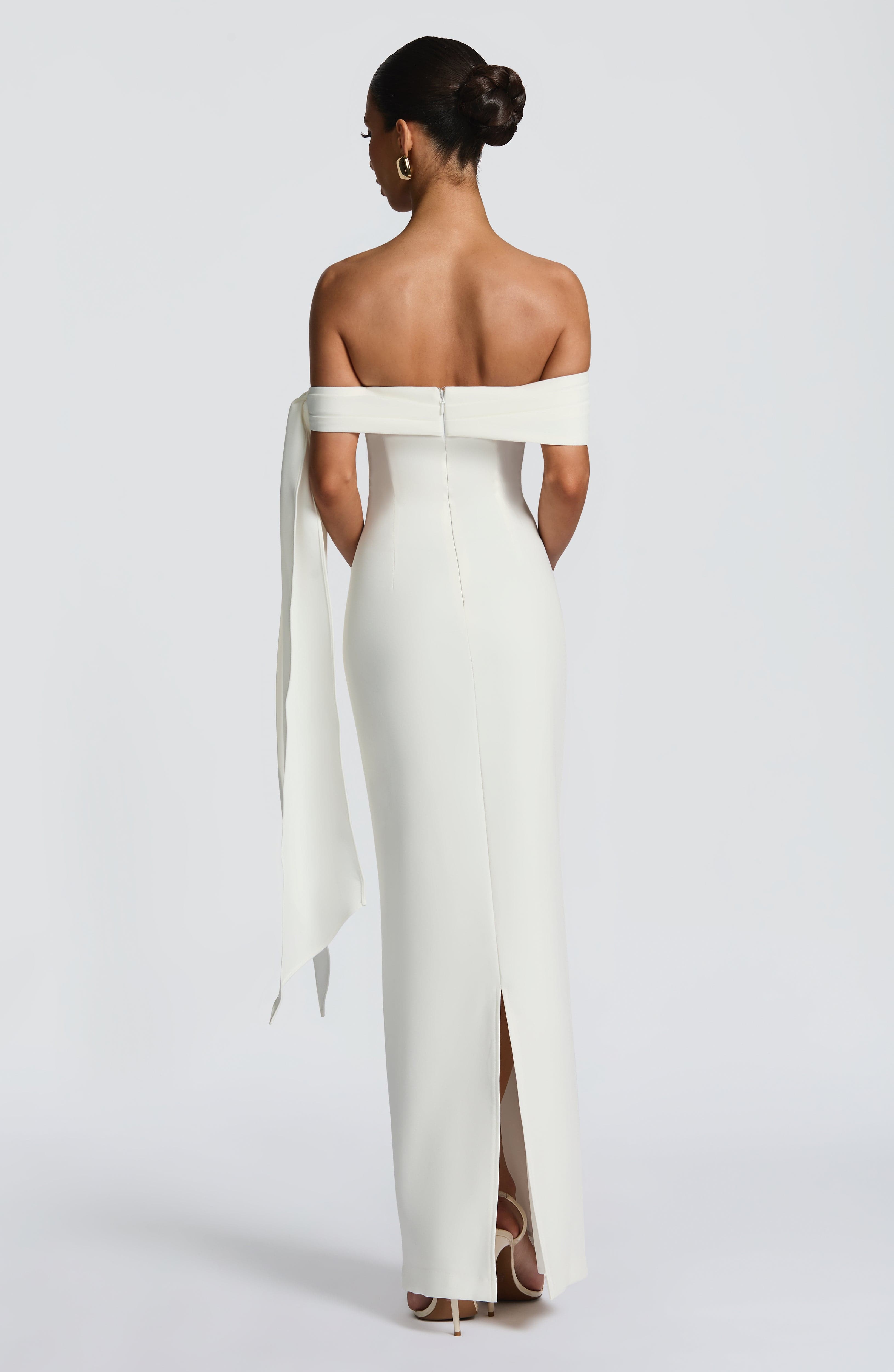 Addie Maxi Dress - Ivory Dress Babyboo Fashion Premium Exclusive Design