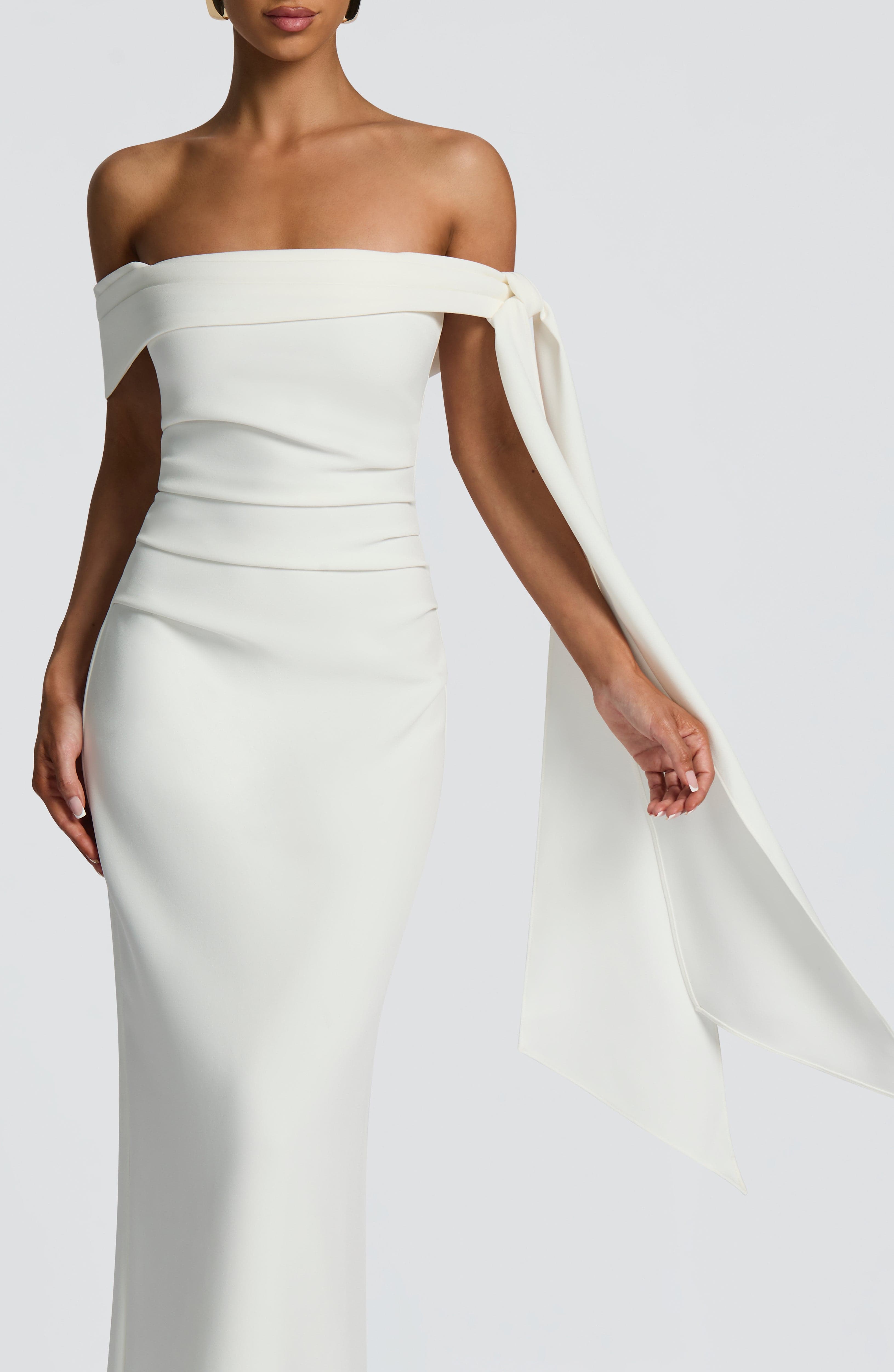 Addie Maxi Dress - Ivory Dress Babyboo Fashion Premium Exclusive Design