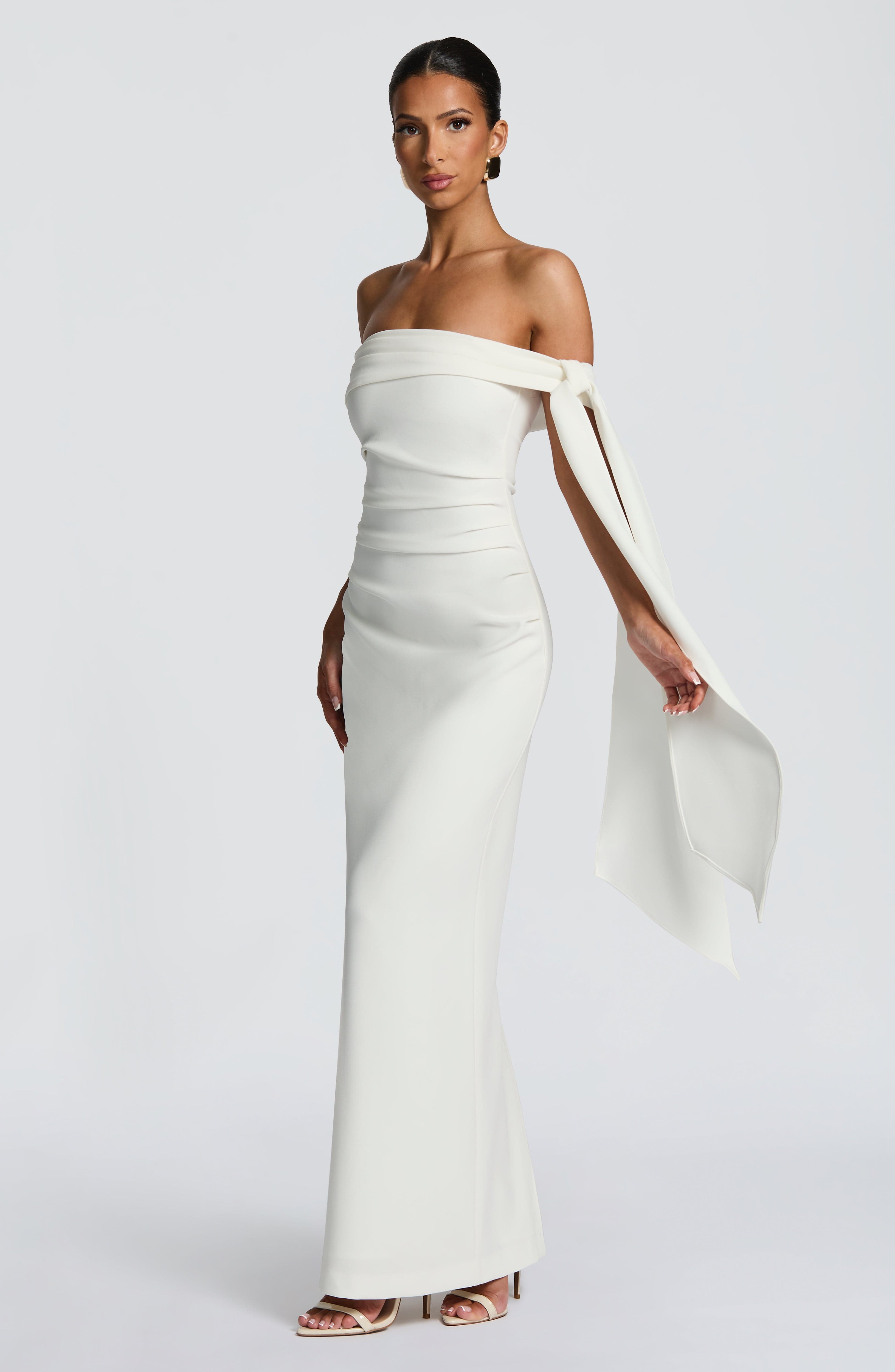 Addie Maxi Dress - Ivory Dress Babyboo Fashion Premium Exclusive Design