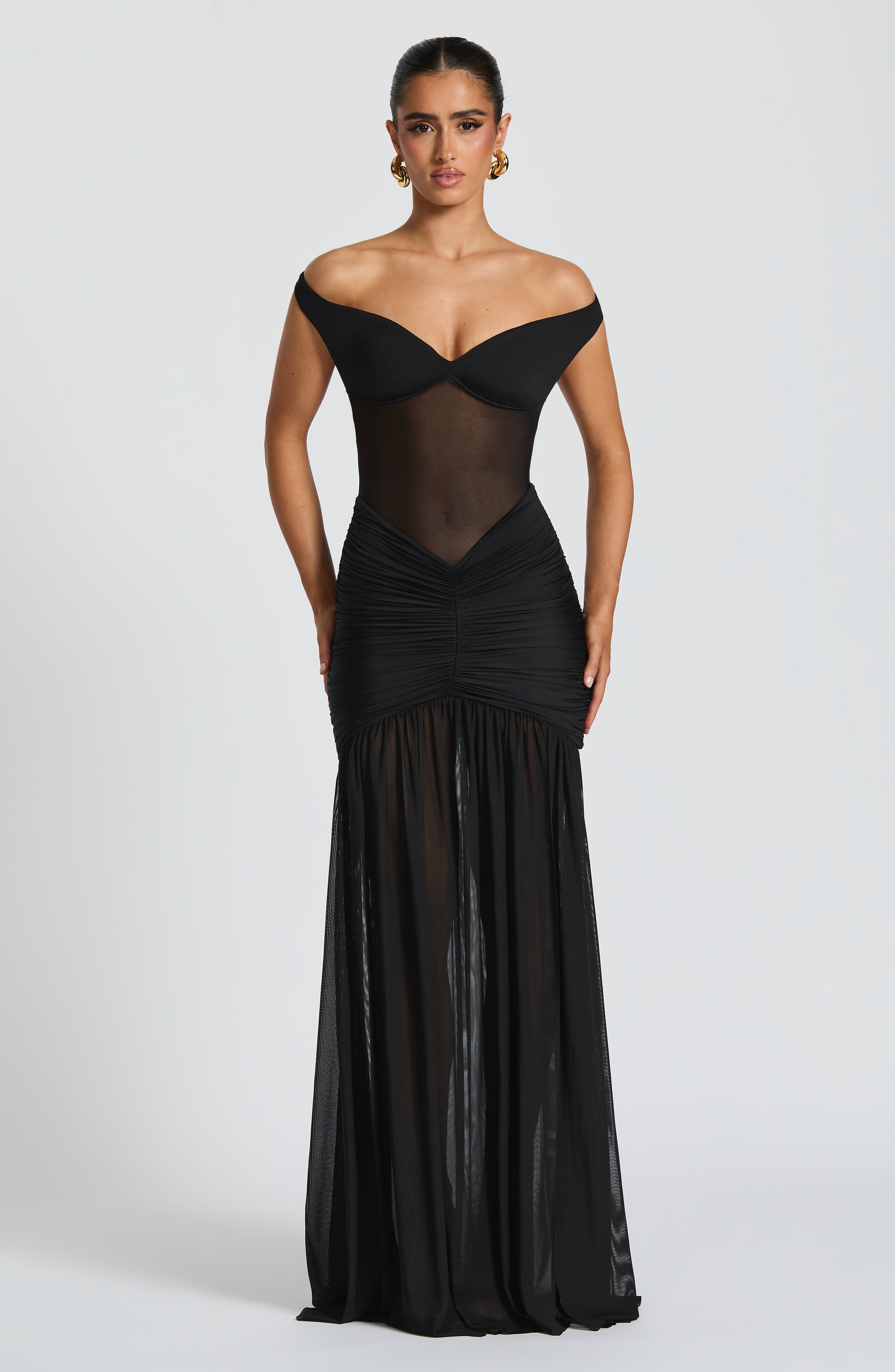Alaia Maxi Dress - Black Dress Babyboo Fashion Premium Exclusive Design
