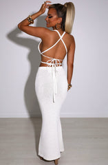 Alexa Maxi Skirt - White Skirts Babyboo Fashion Premium Exclusive Design