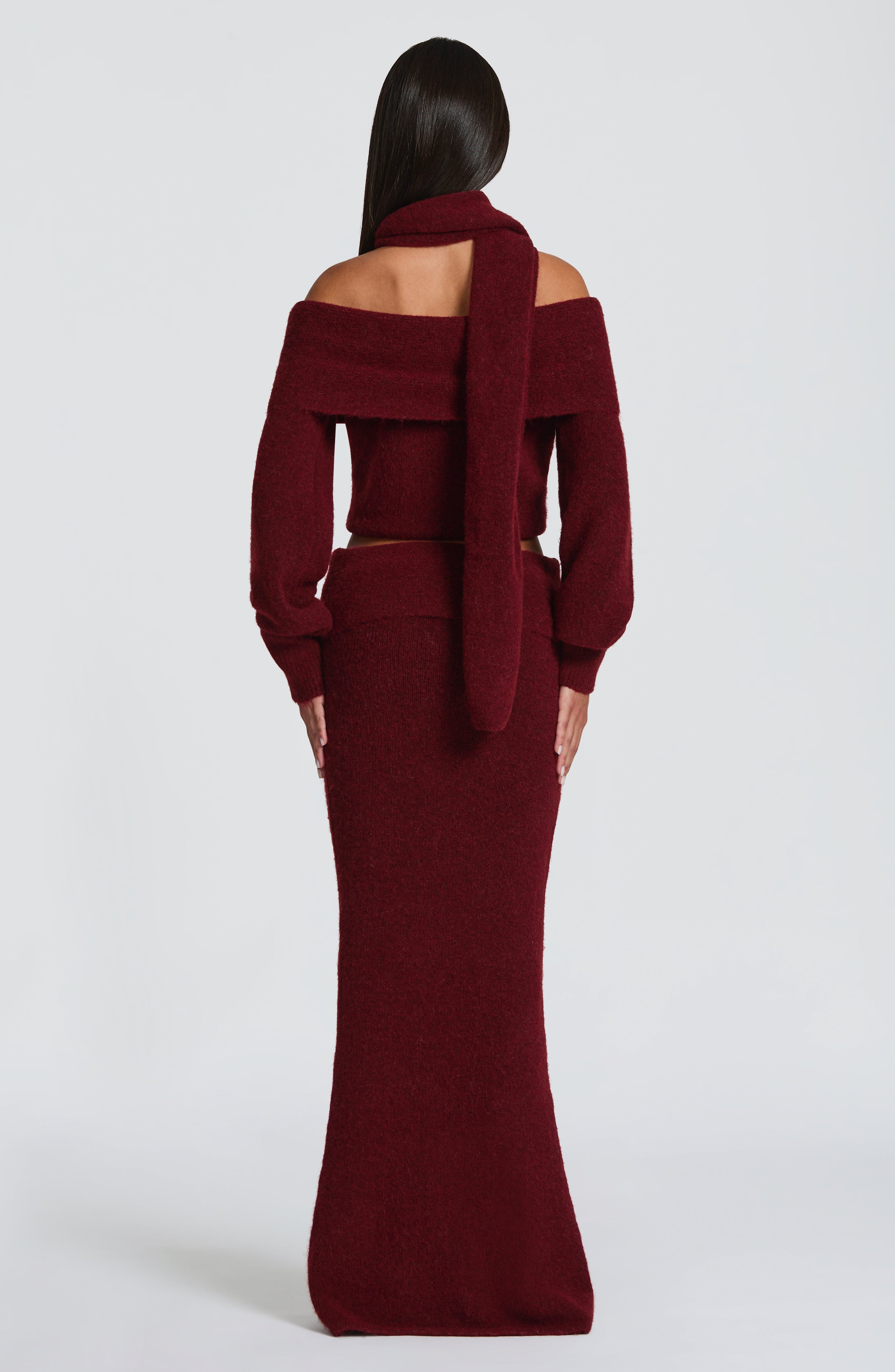 Andie Top - Burgundy Tops Babyboo Fashion Premium Exclusive Design