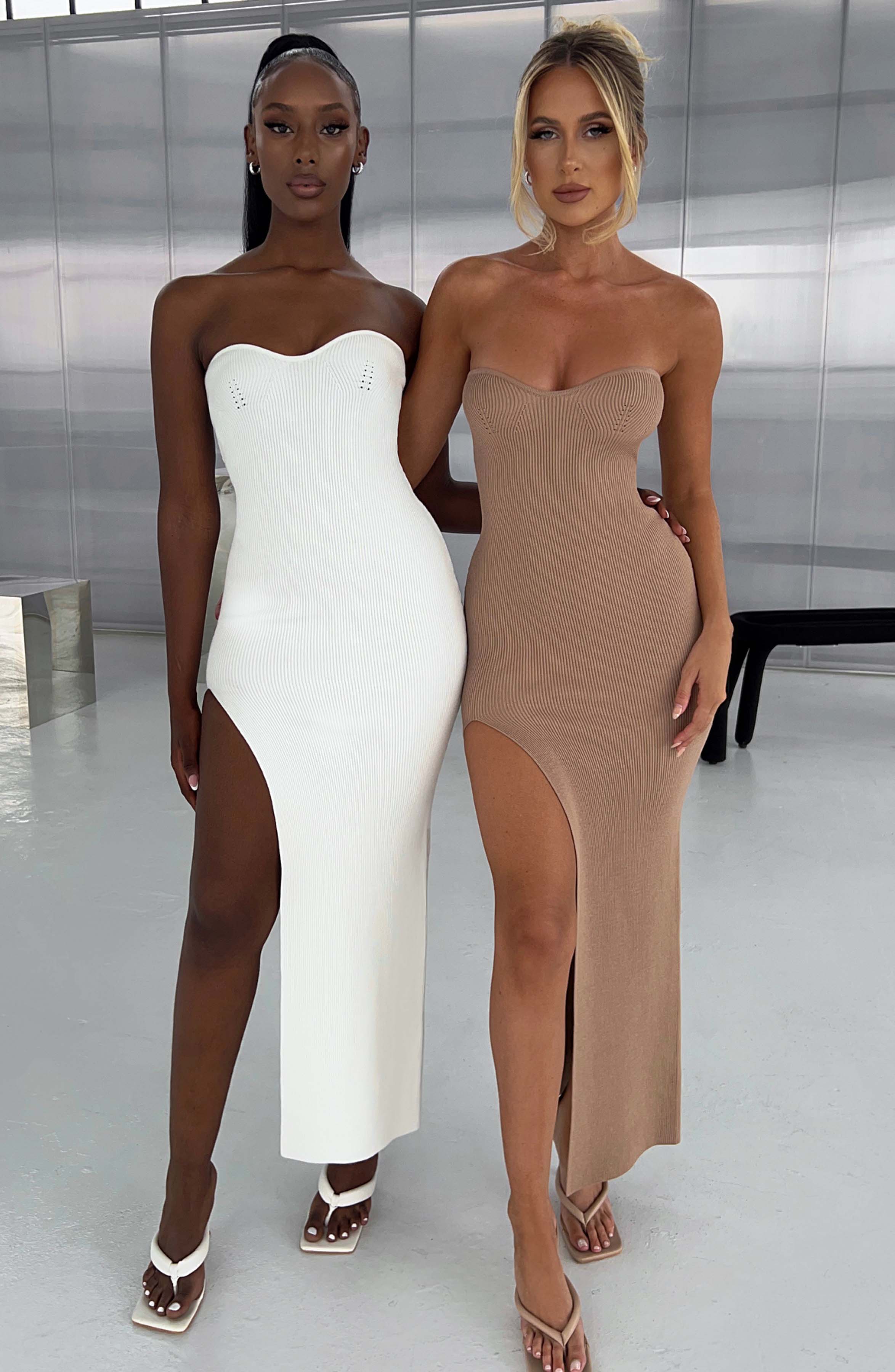 Angela Maxi Dress - Mocha Dress Babyboo Fashion Premium Exclusive Design