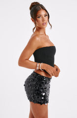 Anissa Mini Skirt - Black Skirt Babyboo Fashion Premium Exclusive Design