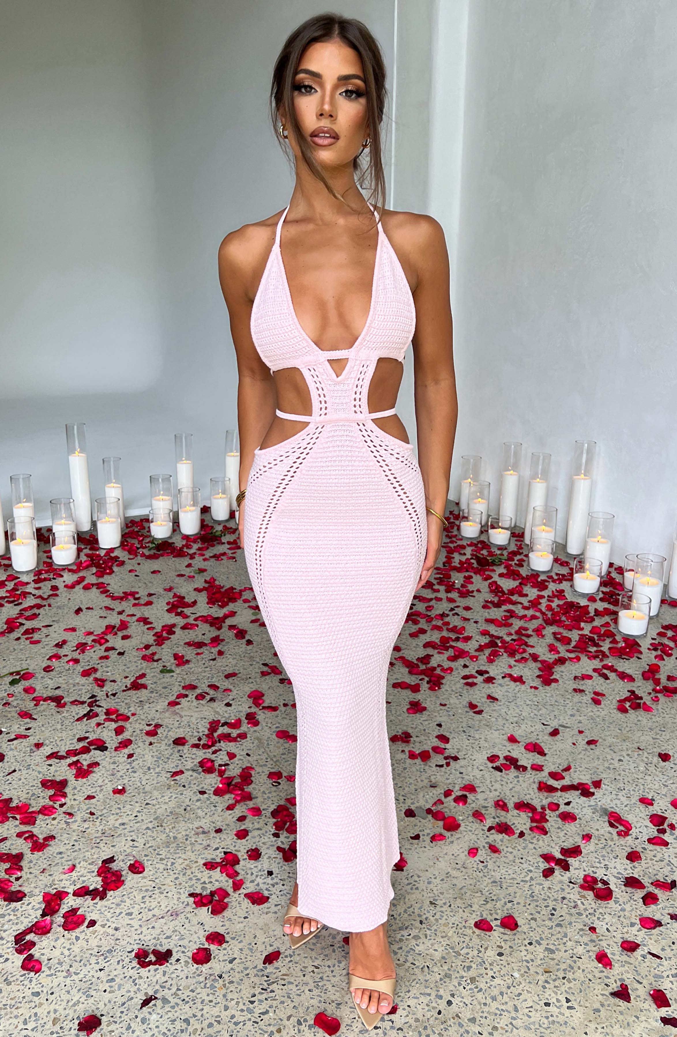 Arabella Maxi Dress - Blush Dress XS Babyboo Fashion Premium Exclusive Design