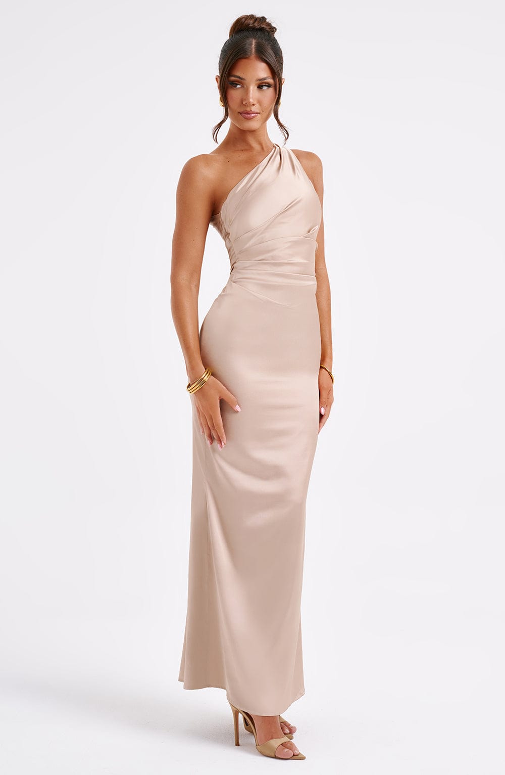 Arizona Maxi Dress - Champagne Dress Babyboo Fashion Premium Exclusive Design