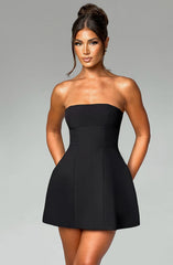 Asha Mini Dress - Black Dress Babyboo Fashion Premium Exclusive Design