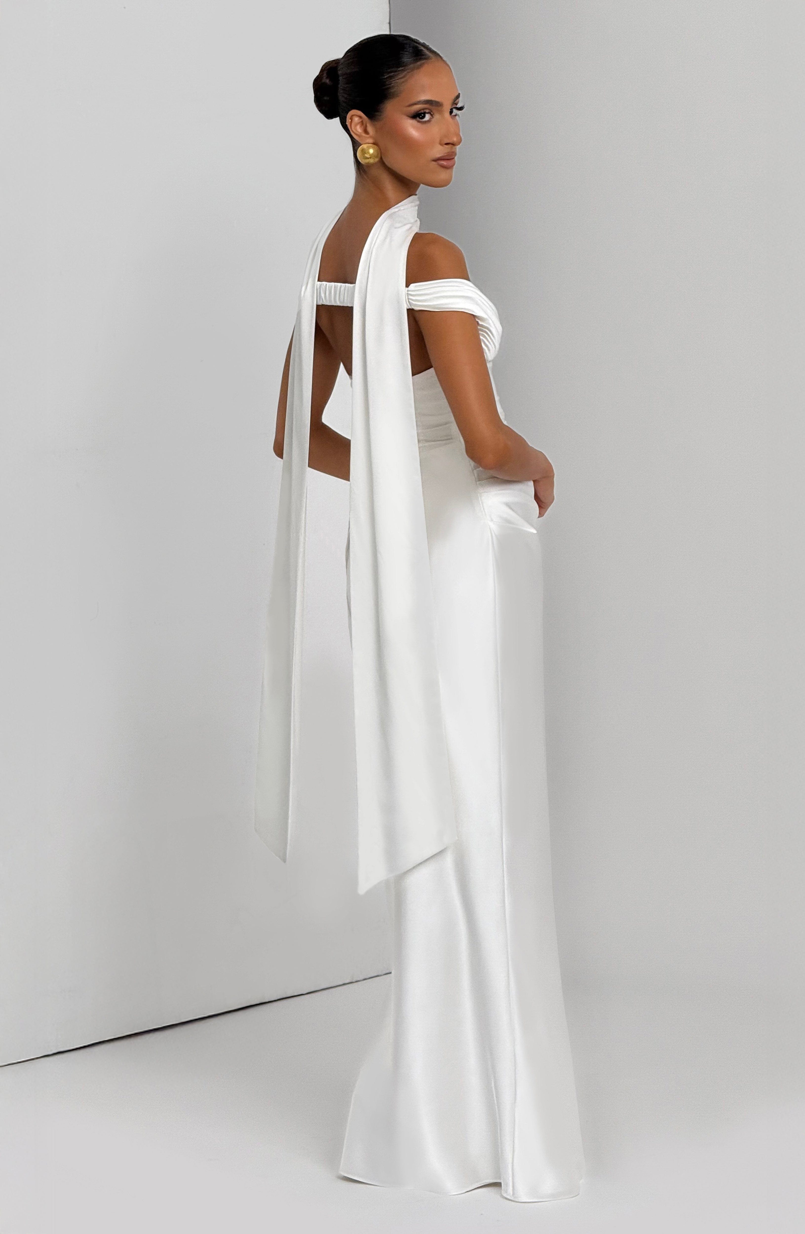 Aurelia Maxi Dress - Ivory Dress Babyboo Fashion Premium Exclusive Design