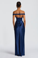 Aurelia Maxi Dress - Navy Dress Babyboo Fashion Premium Exclusive Design