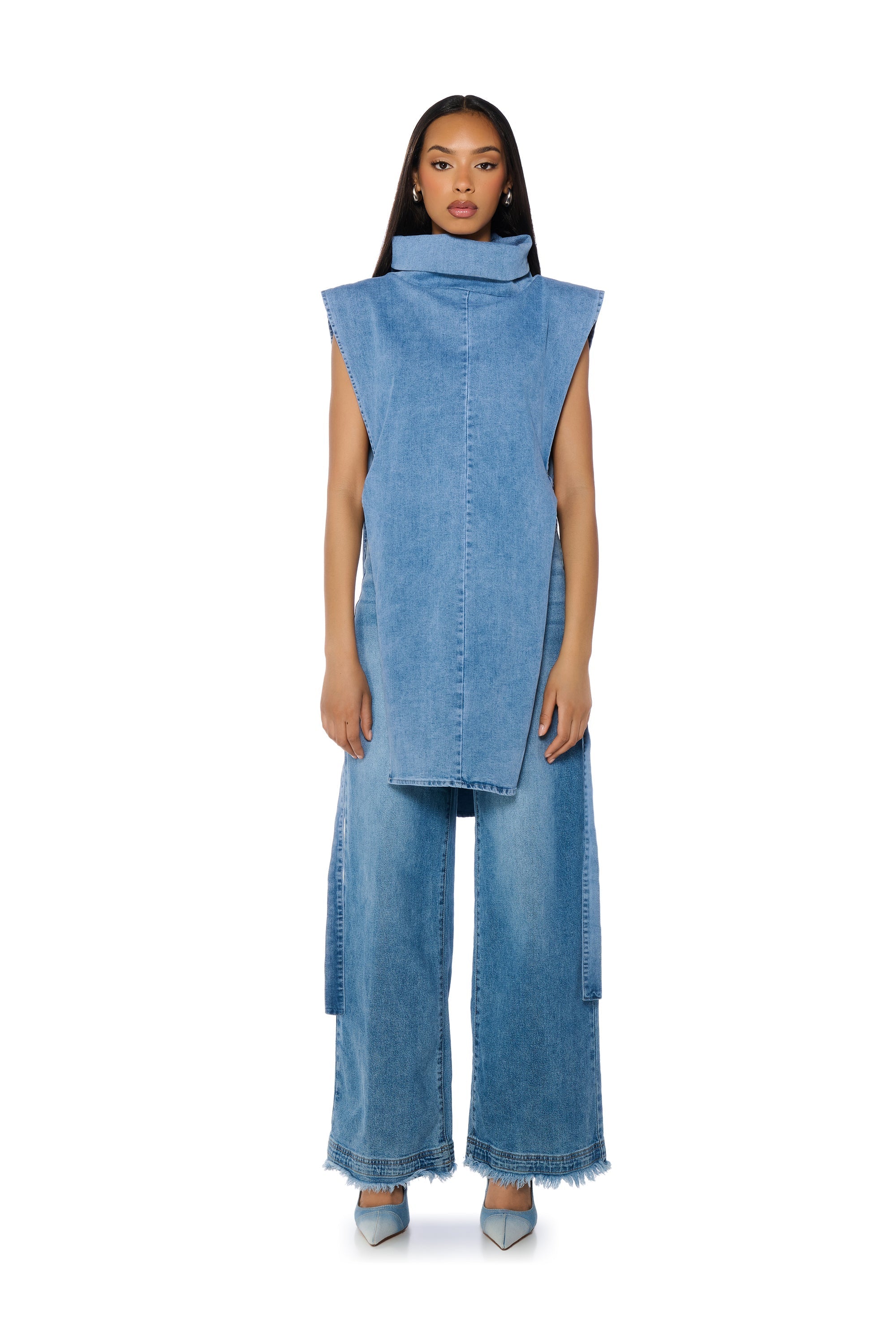 BABY BLUES DENIM TOP