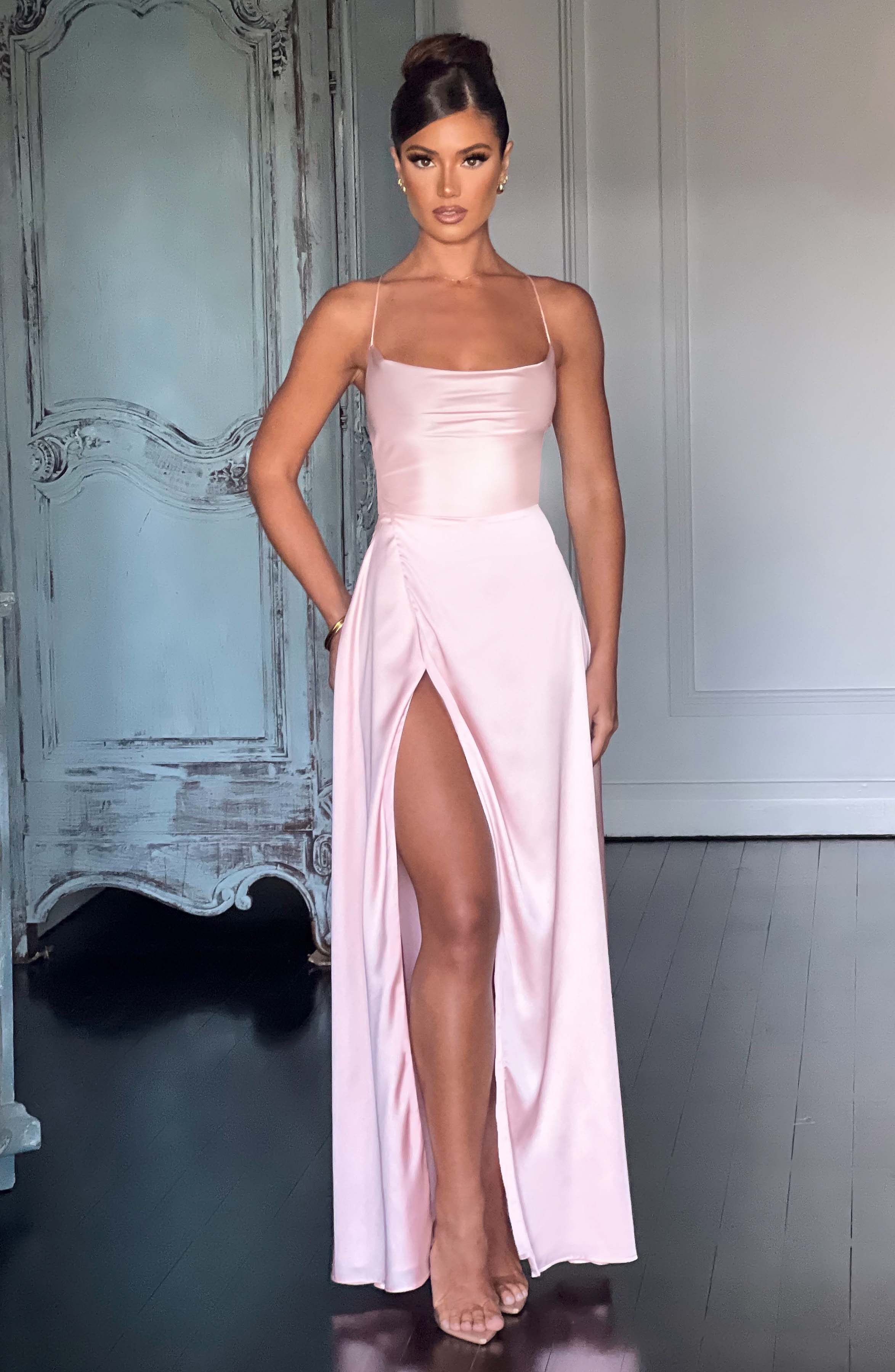 Bethany Maxi Dress - Blush Dress Babyboo Fashion Premium Exclusive Design