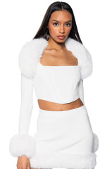 BIG MOOD FITTED CORSET TOP