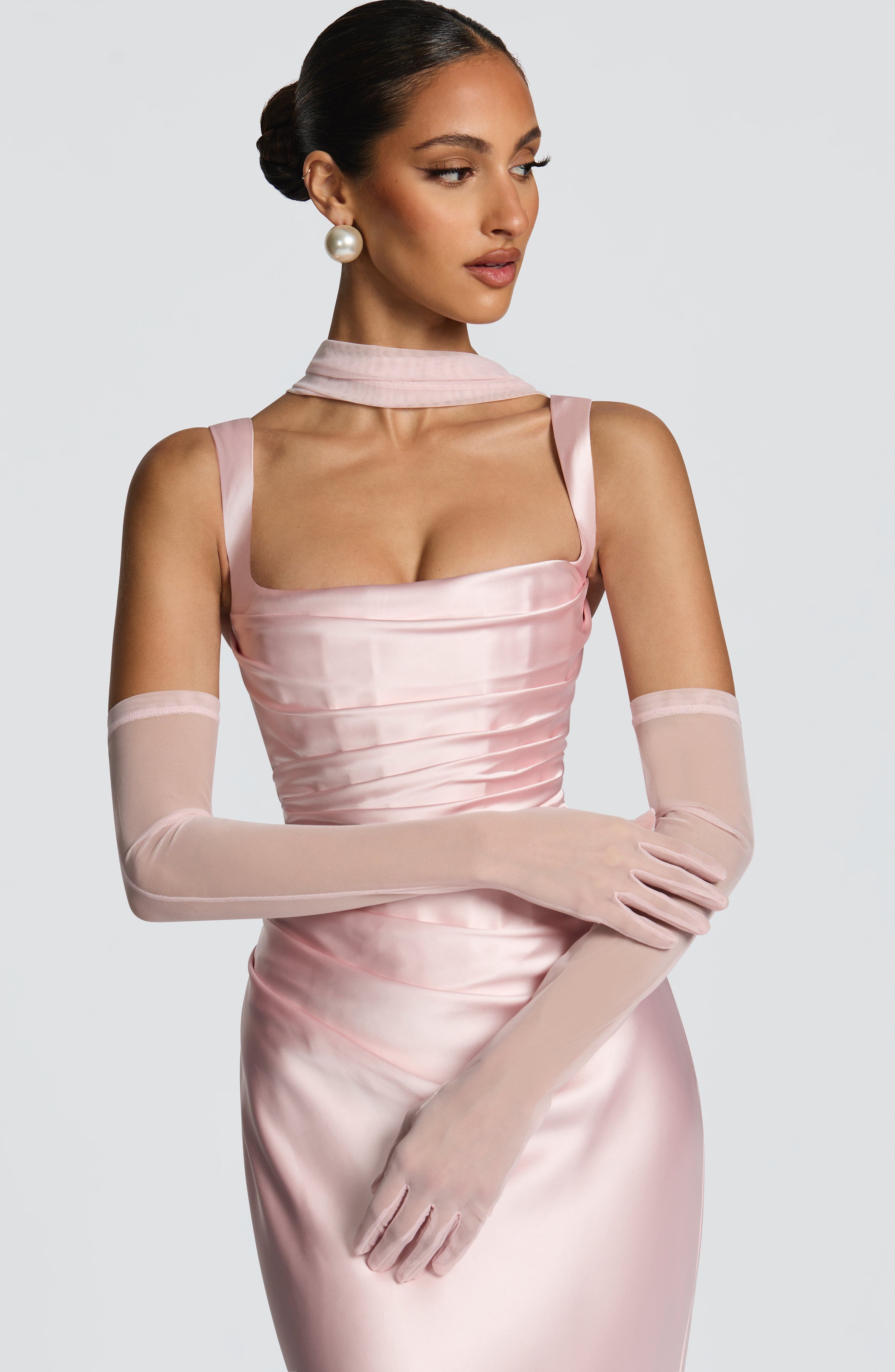 Calanthe Maxi Dress - Blush Dress Babyboo Fashion Premium Exclusive Design