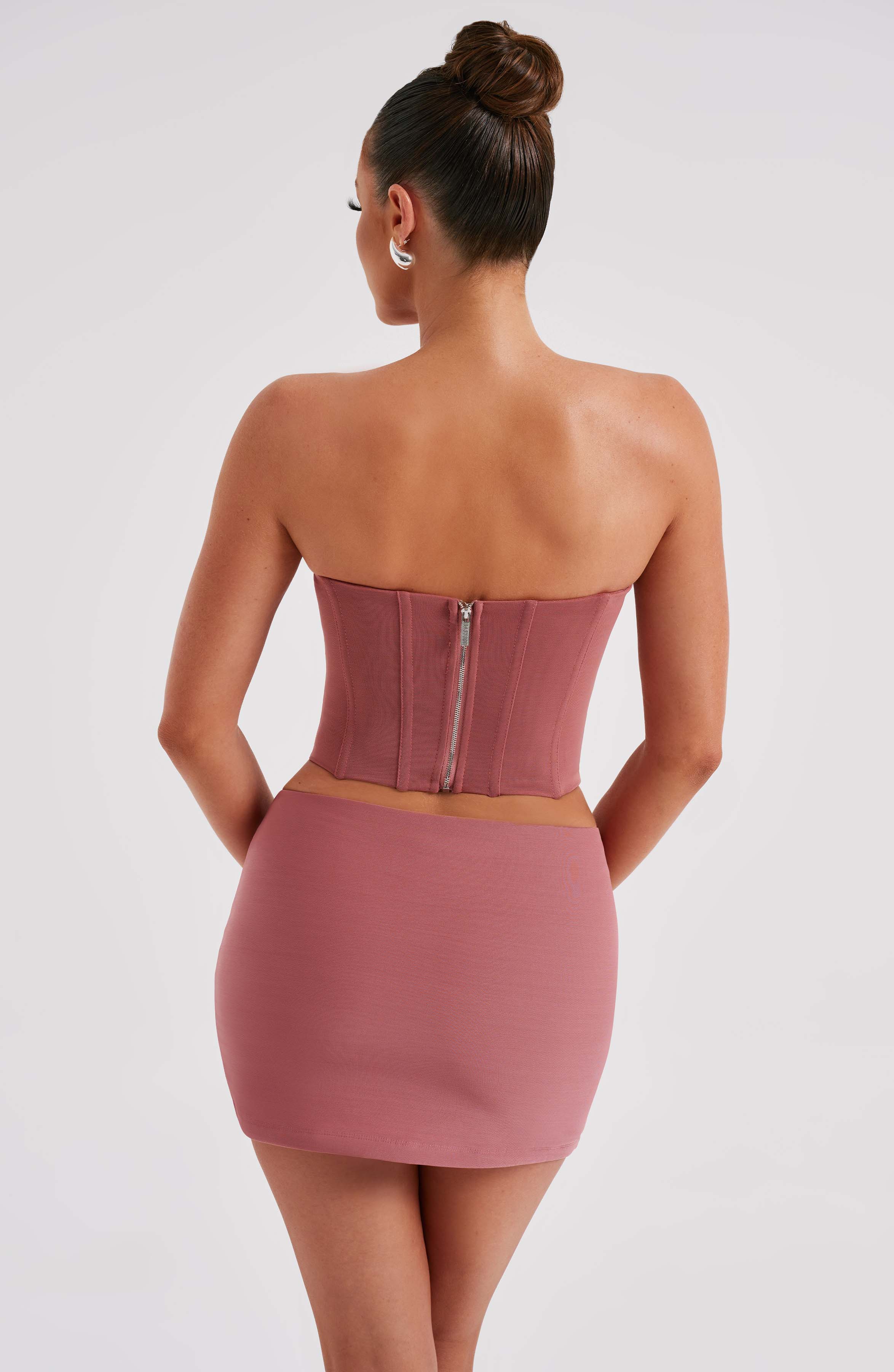 Cami Corset - Rose Pink Tops Babyboo Fashion Premium Exclusive Design