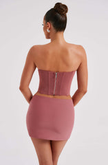 Cami Corset - Rose Pink Tops Babyboo Fashion Premium Exclusive Design