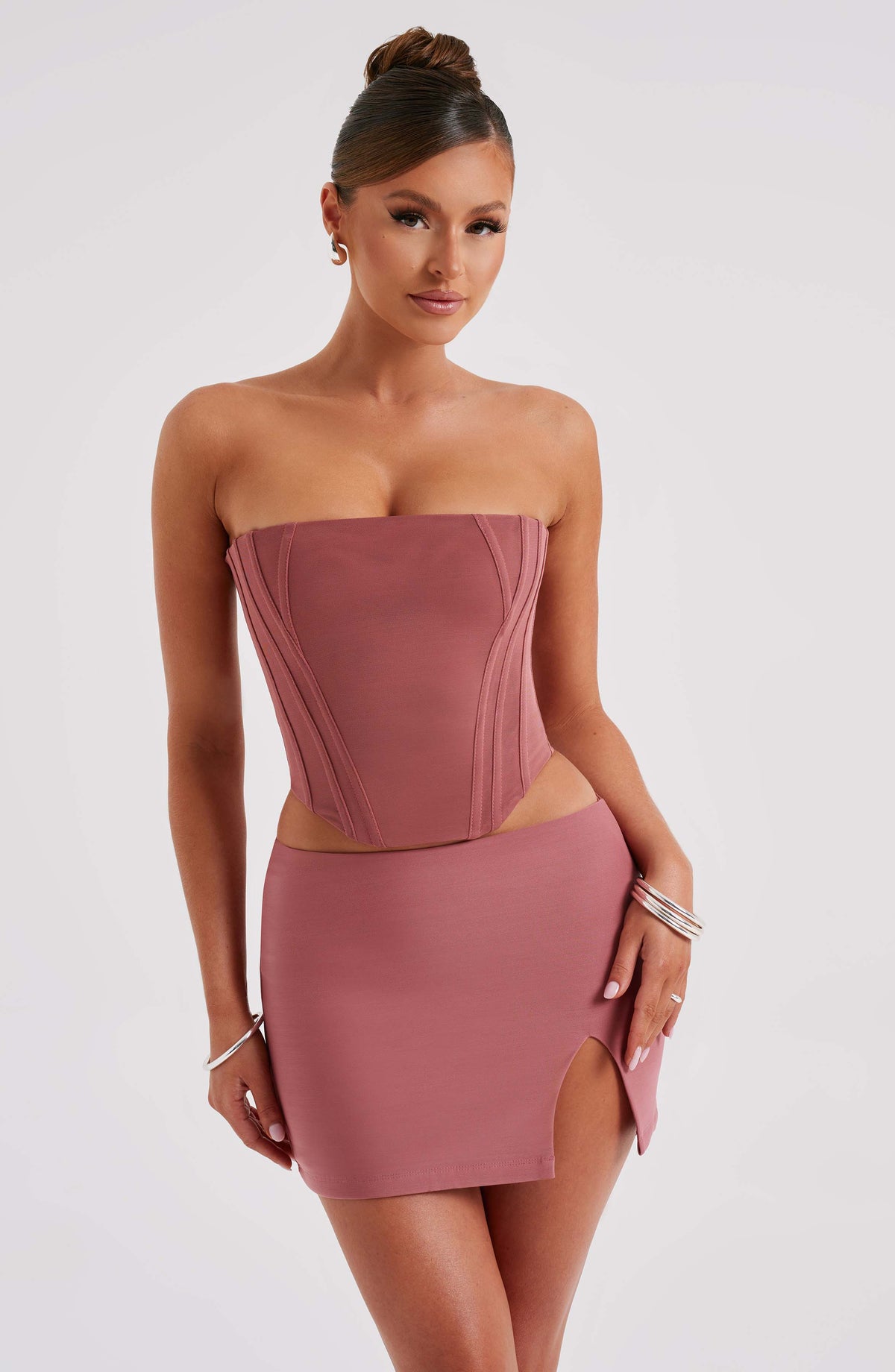 Cami Corset - Rose Pink Tops XS Babyboo Fashion Premium Exclusive Design